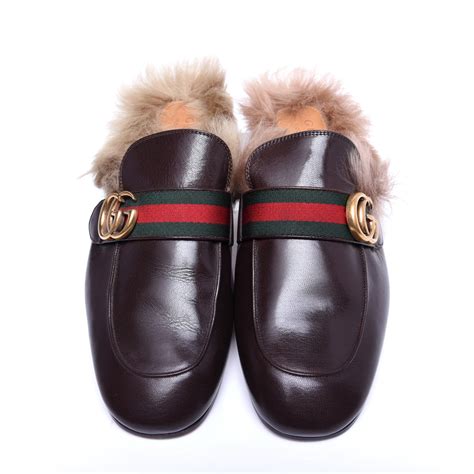 gucci fur slides men& 39|Gucci fur slides women.